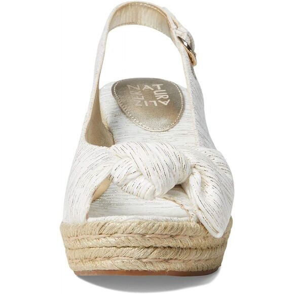 NIB Naturalizer Espadrille Wedge Sandals Berlin Comfort Heel Bettina Boho Sz 12 - Picture 4 of 13